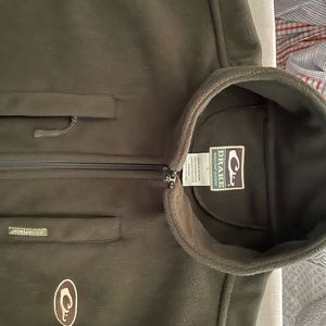 Drake Waterfowl Heathered Windproof full zip vest